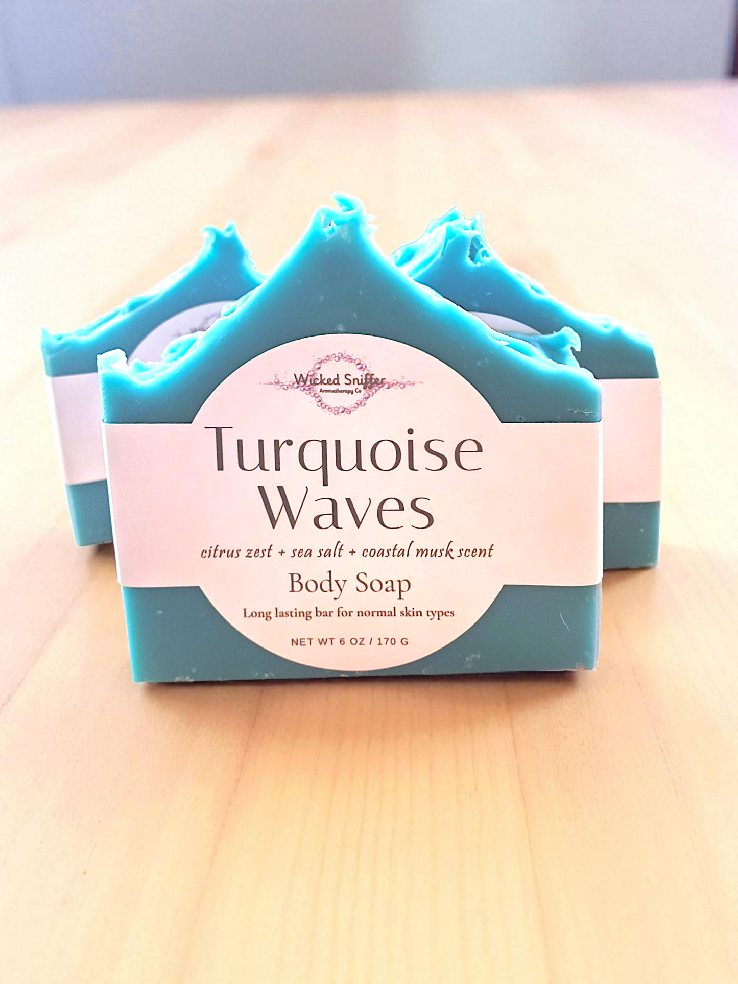 Turquoise Waves Body Soap