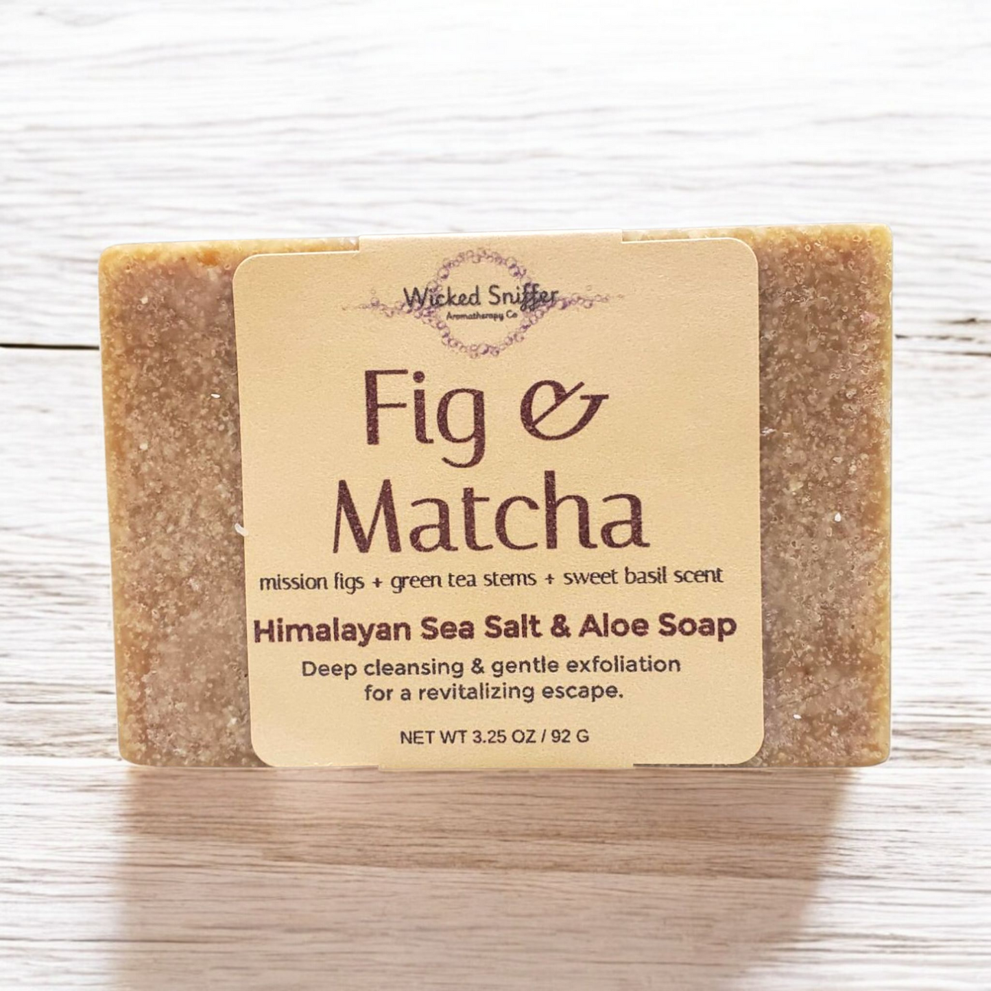 Fig & Matcha Himalayan Sea Salt Soap