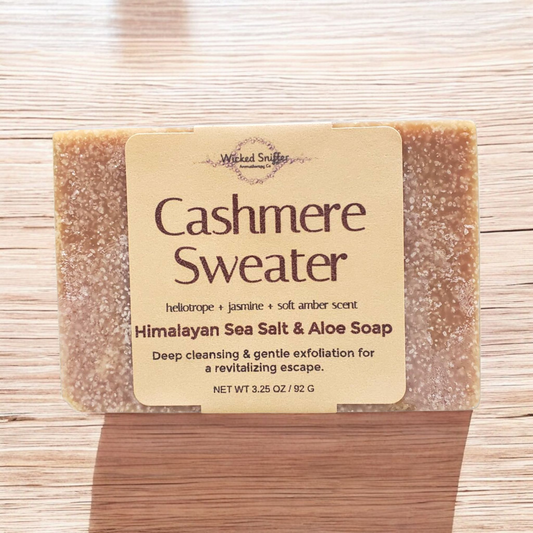 Cashmere Sweater Himalayan Sea Salt Soap