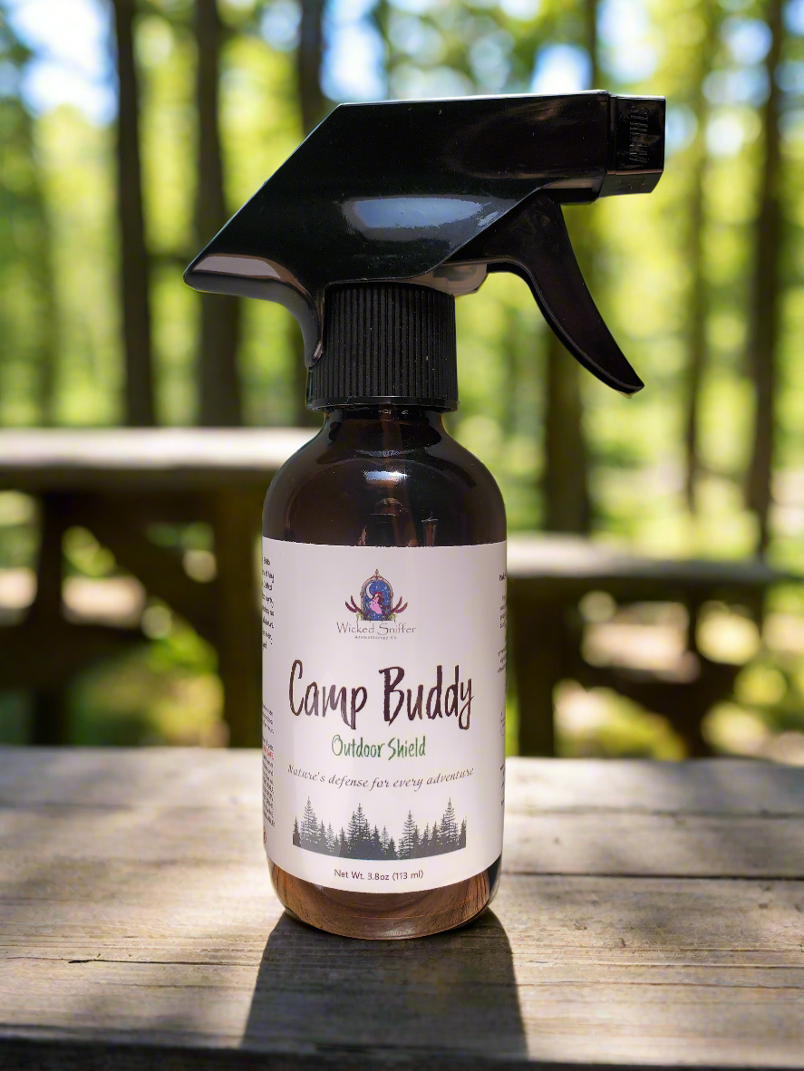 Camp Buddy Bug Shield Spray - Natural Spray for Outdoor Adventures – Wicked  Sniffer Aromatherapy Co.