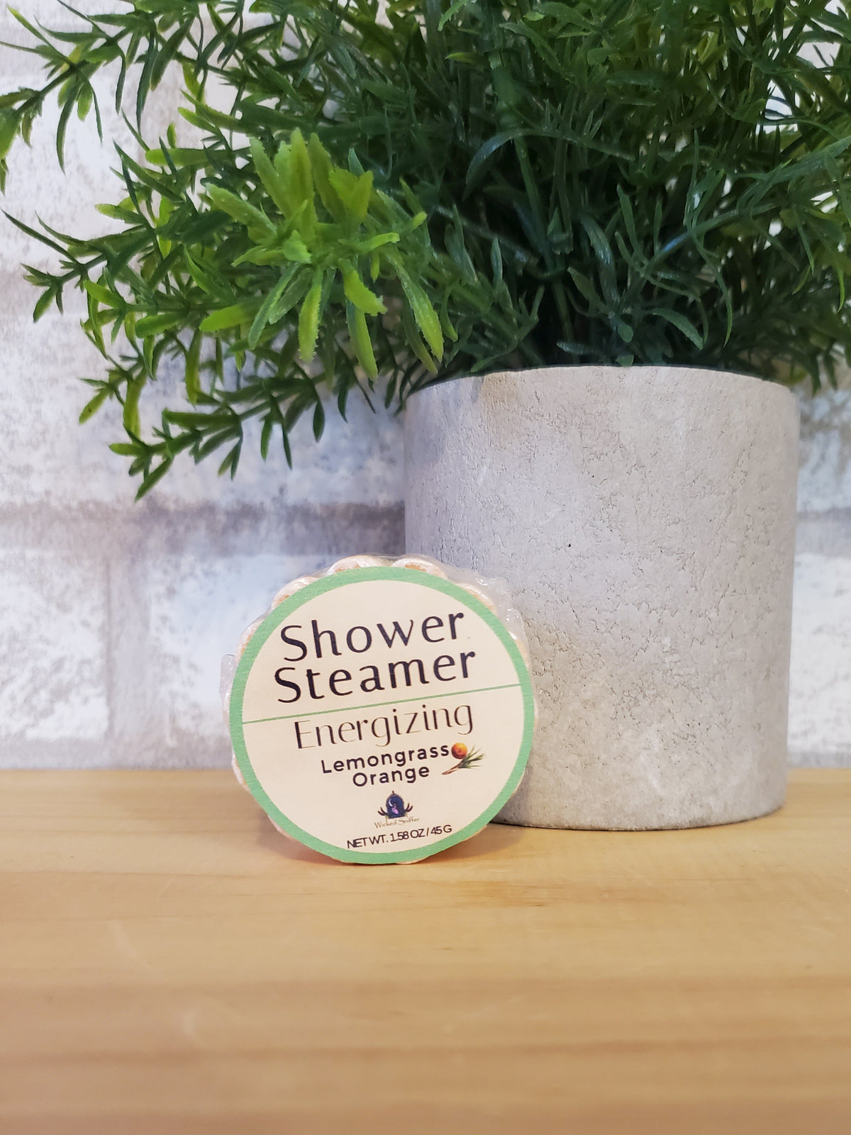 Lemongrass Orange Aromatherapy Shower Steamer, 1.58oz