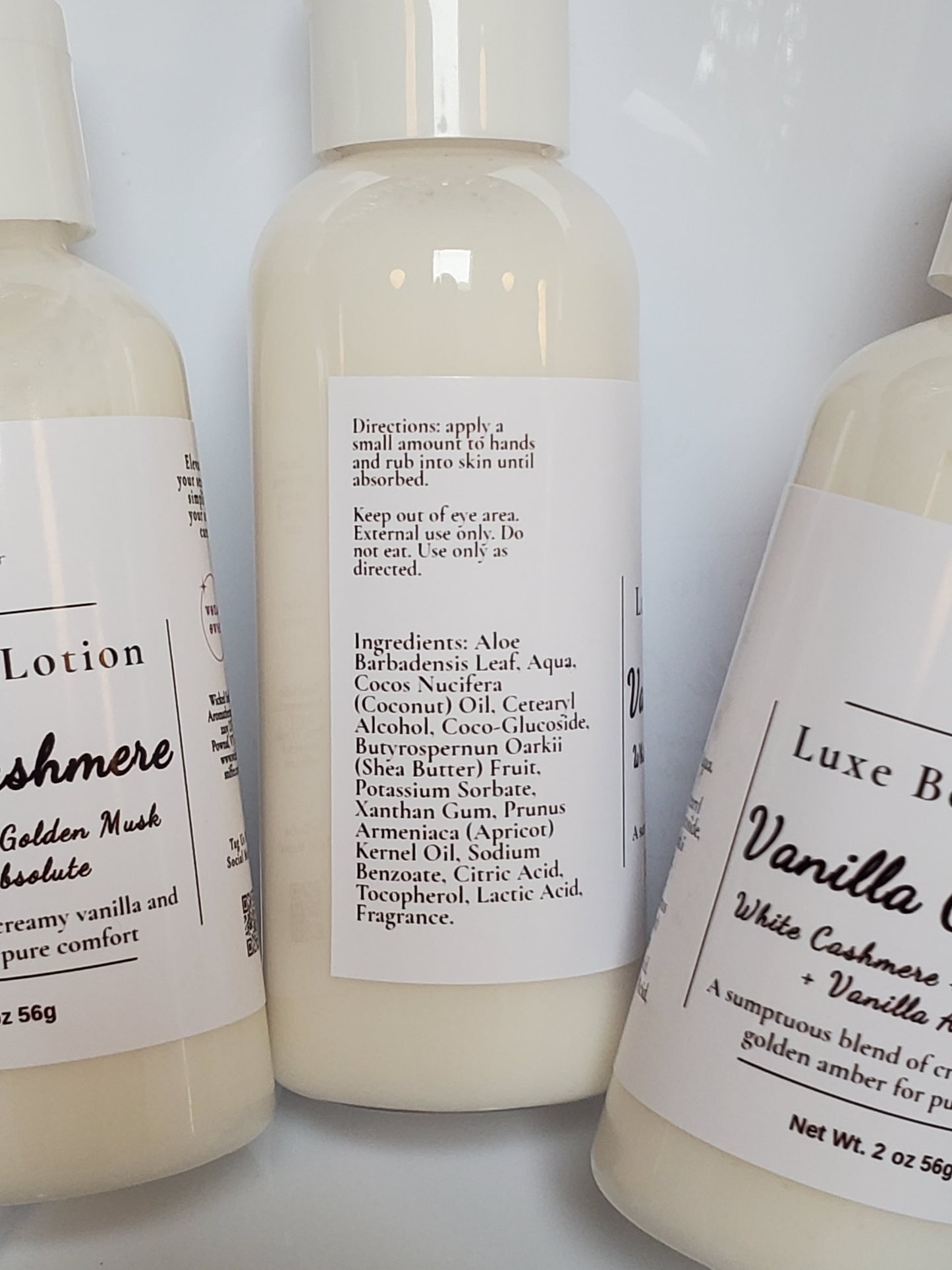 Vanilla Cashmere Travel Lotion