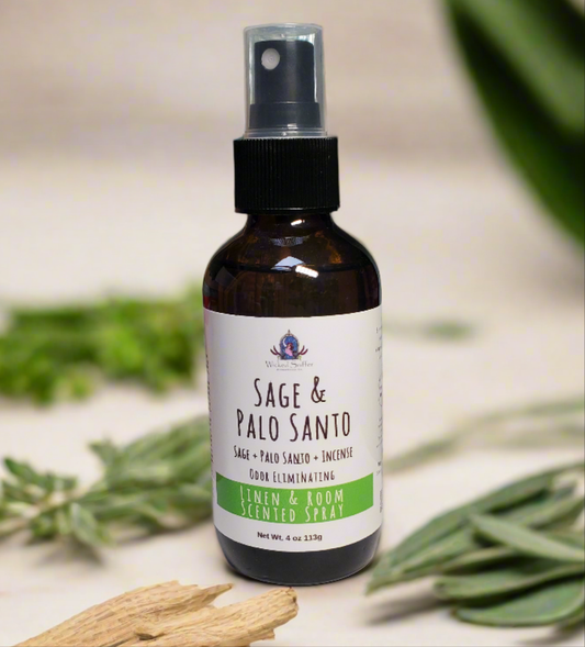 Sage and Palo Santo room & linen spray