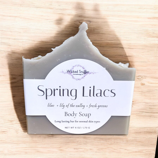 Spring Lilacs Scented Body Soap 