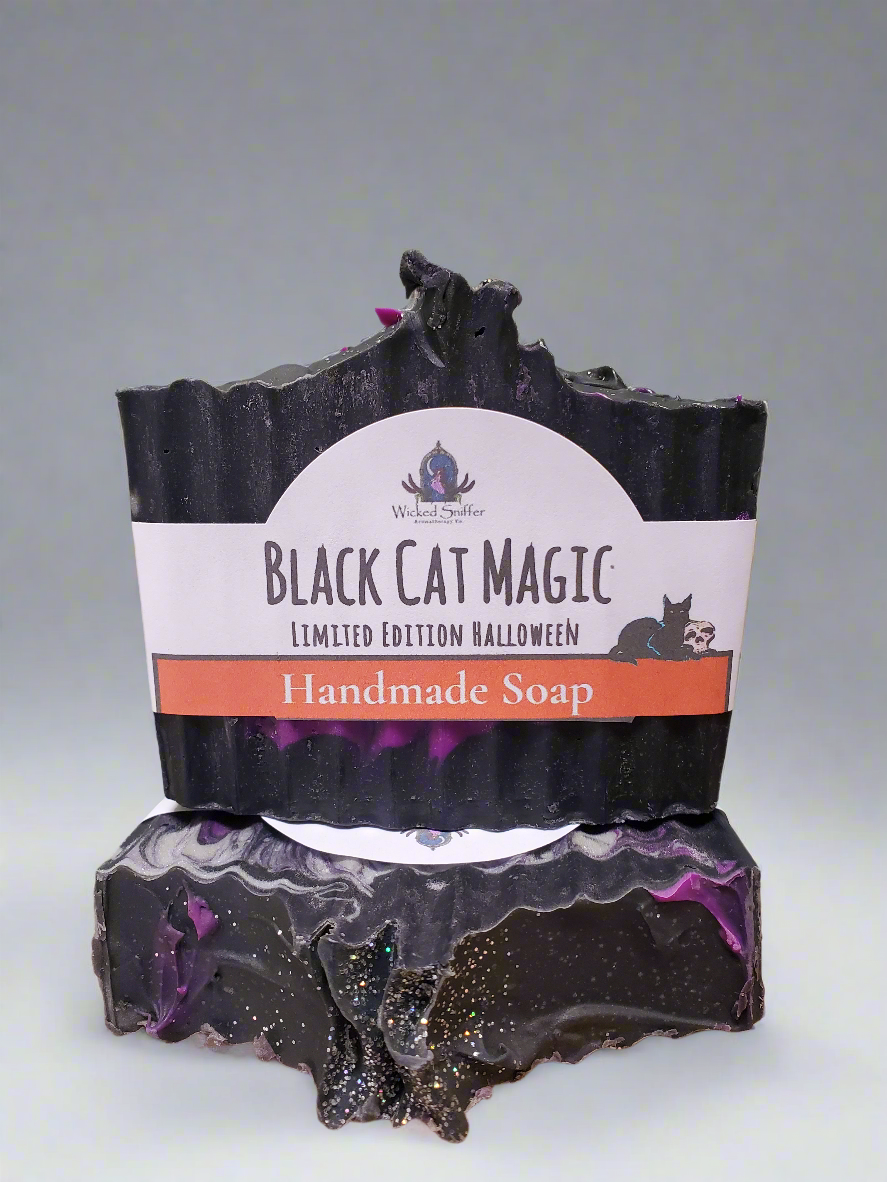 Black cat magic soap