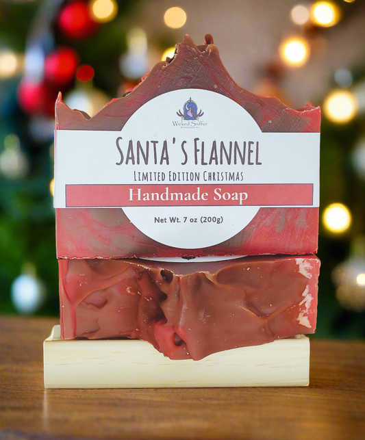 Santa's Flannel Soap