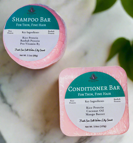 Shampoo & Conditioner bars for thin, fine hair