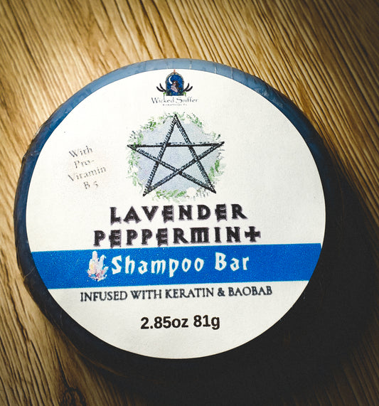 Lavender Peppermint Solid Shampoo Bar