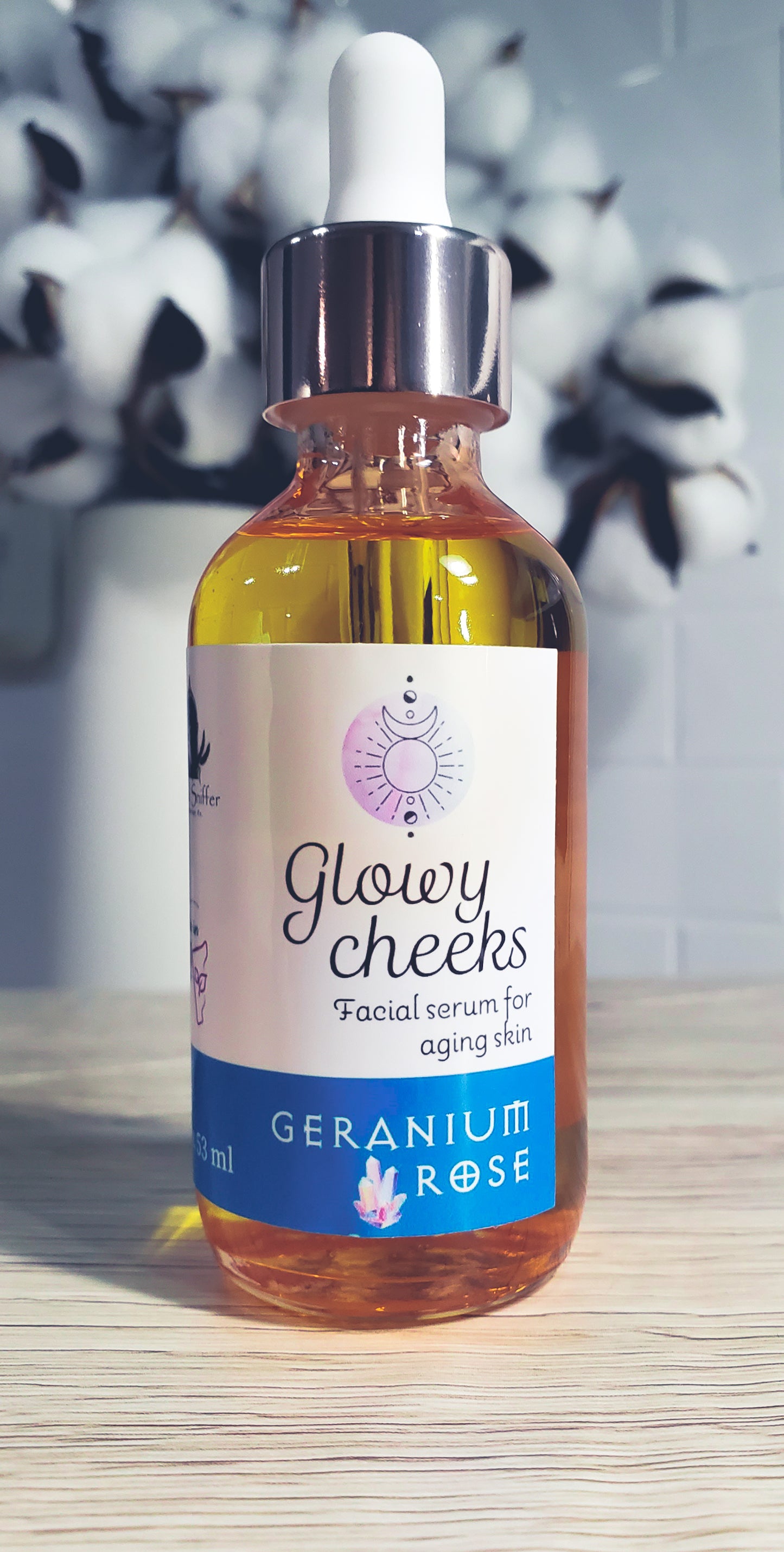 Glowy Cheeks Facial Serum | Geranium Rose