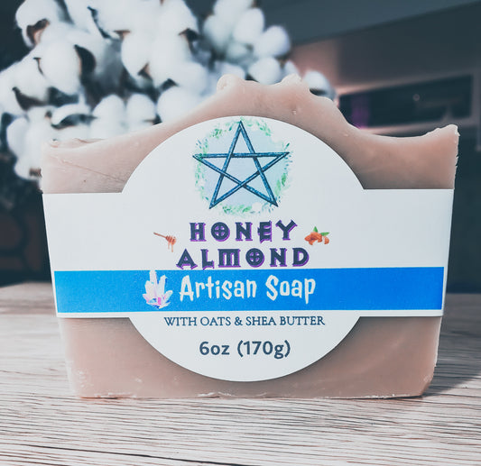 Honey Almond Scent Handmade Bar Soap