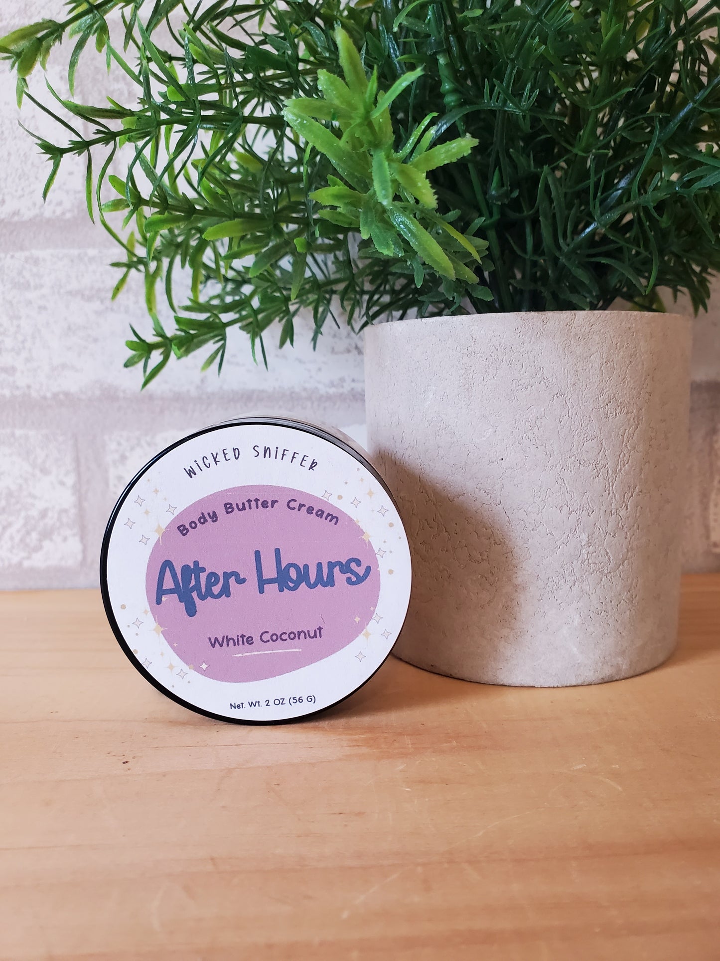 White Coconut Body Butter 2 oz Jar