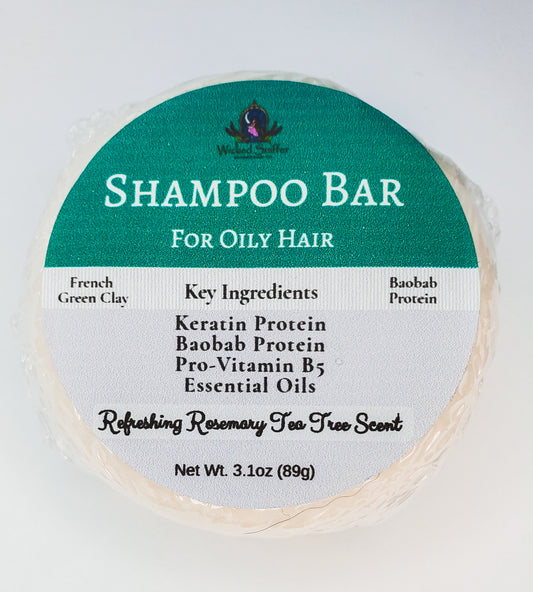 Rosemary Tea Tree Shampoo Bar for oily hair