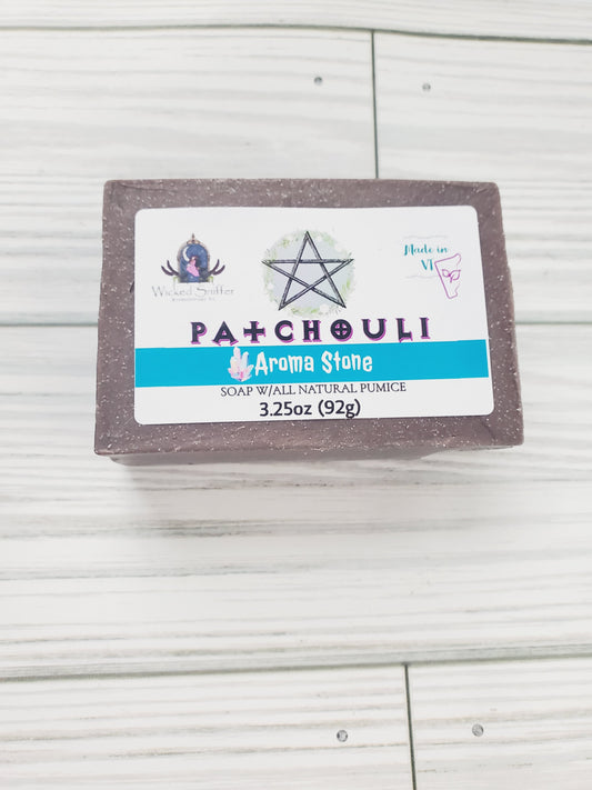 Picture of one bar of patchouli aroma stone